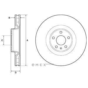 OEM BRAKE ROTOR BG9172C