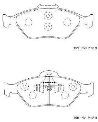 OEM BRAKE PAD KD3736