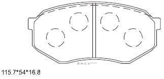 OEM BRAKE PAD KD4350