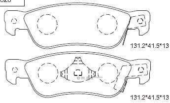 OEM BRAKE PAD KD4206