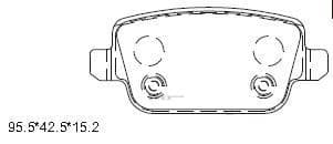 OEM BRAKE PAD KD6782