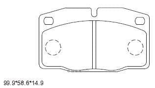 OEM BRAKE PAD KD9733