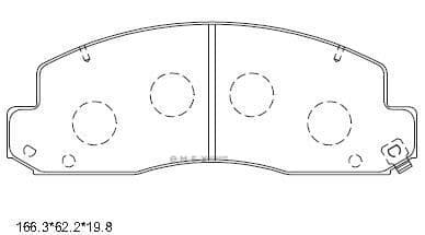 OEM BRAKE PAD KD2531