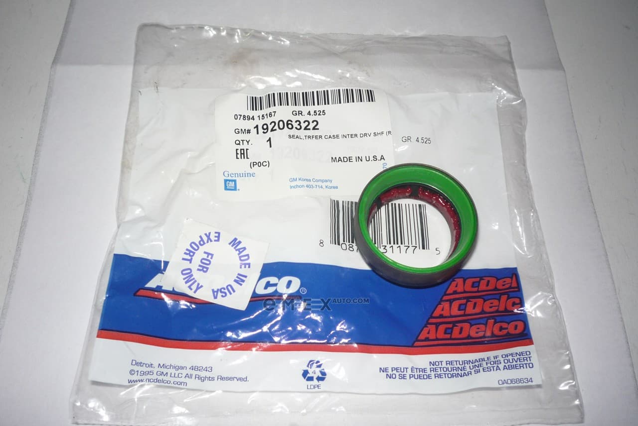 OEM SEAL RING 19206322