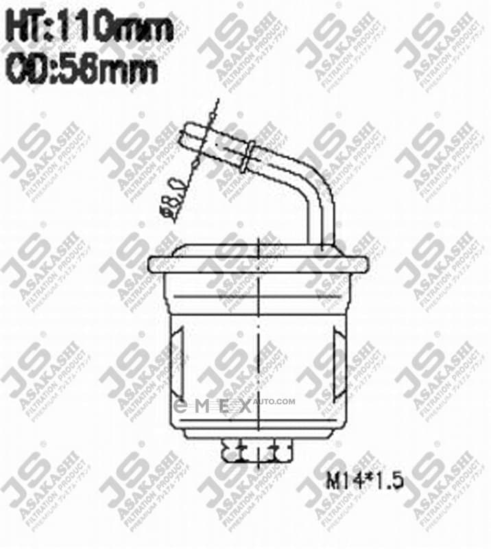 OEM FILTER ASSY, FUEL PUMP FS7009