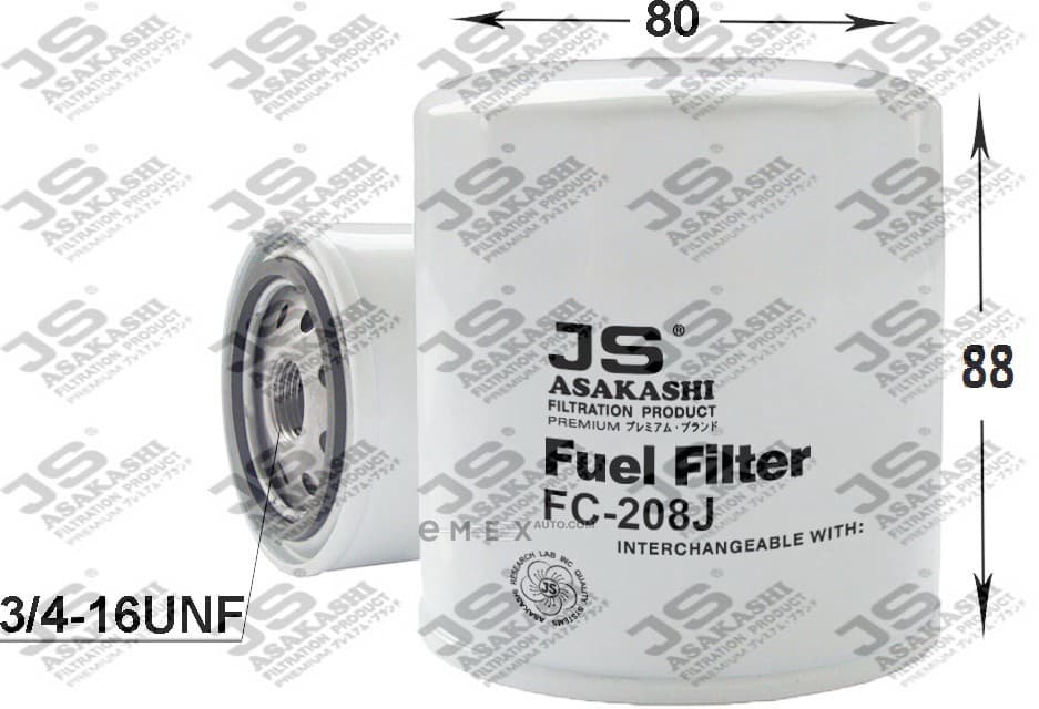 OEM FUEL FILTER 4HF1,4HG1 FC208J