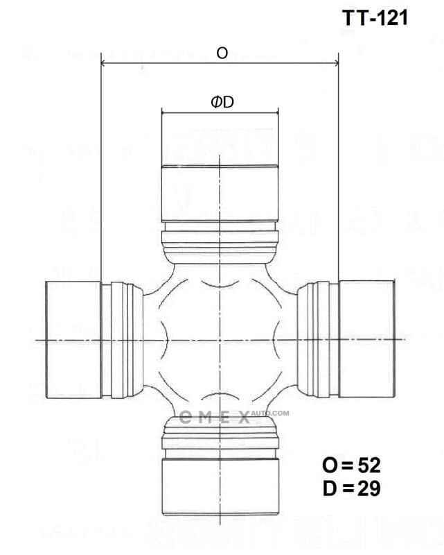 OEM CROSSMEMBER ASSY TT121