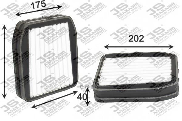 OEM FILTER ASSY, CABIN AIR AC0095SET