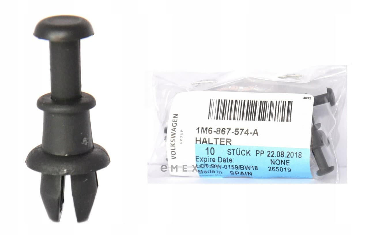 OEM CLIP, PLASTIC 1M6867574A