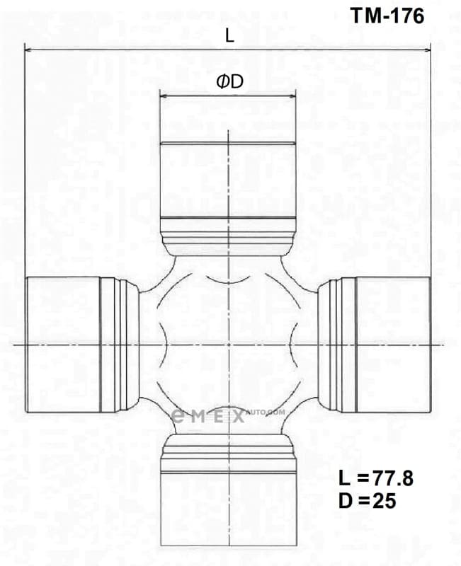 OEM CROSSMEMBER ASSY TM176