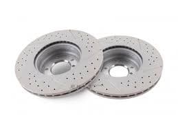 OEM Brake disc, ventilated, w/holes, front 34106797602