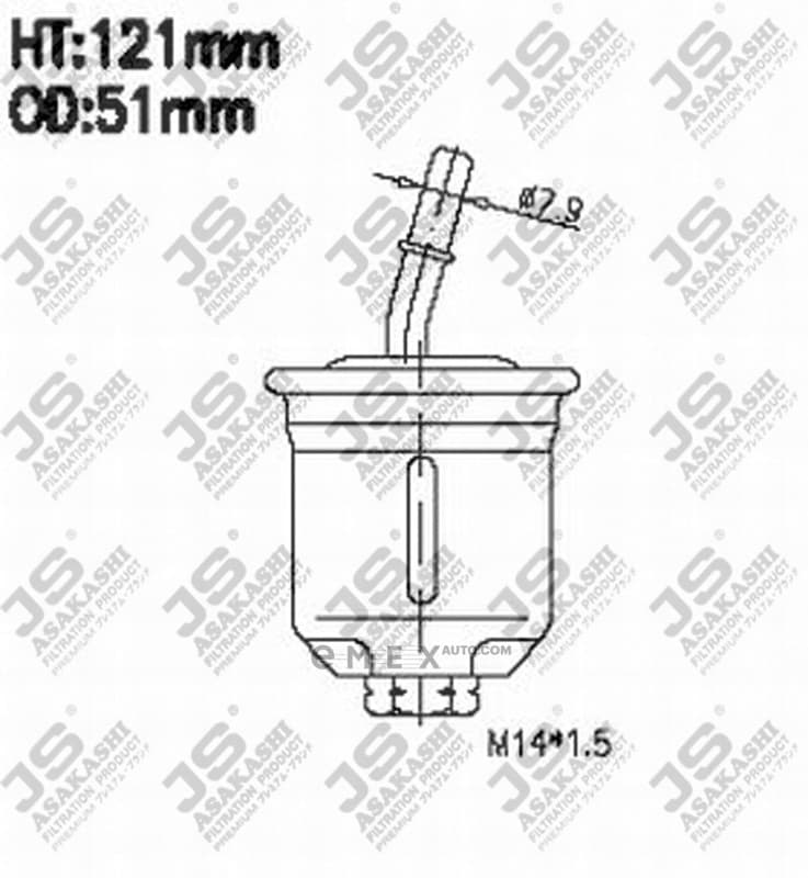 OEM FUEL FILTER CHLNGR 6G72 FS3203