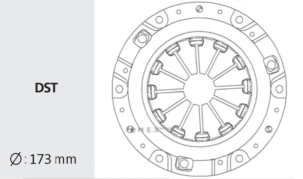 OEM DISC, FRICTION  A/T DHC03