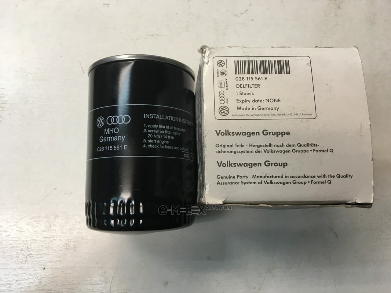 OEM OIL FILTER 028115561E