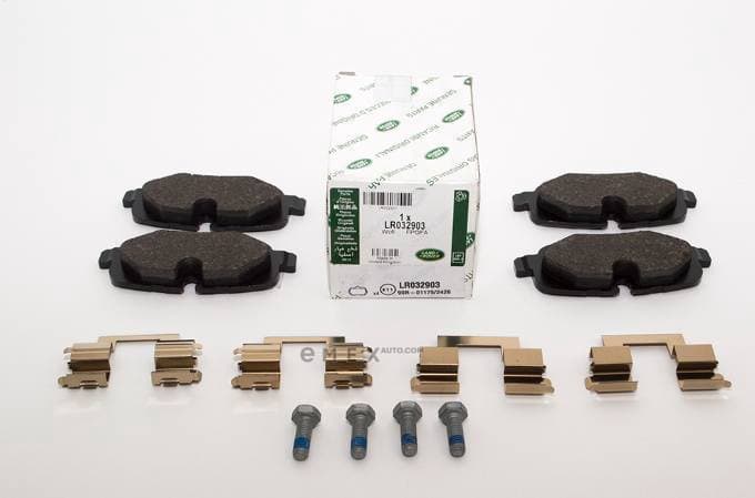 OEM BRAKE PADS - LESS SPRINGS LR032903