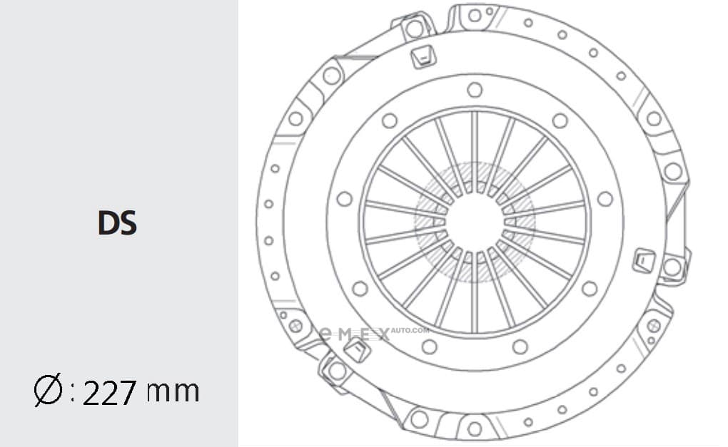 OEM CLUTCH FRICTION DISC HDC65