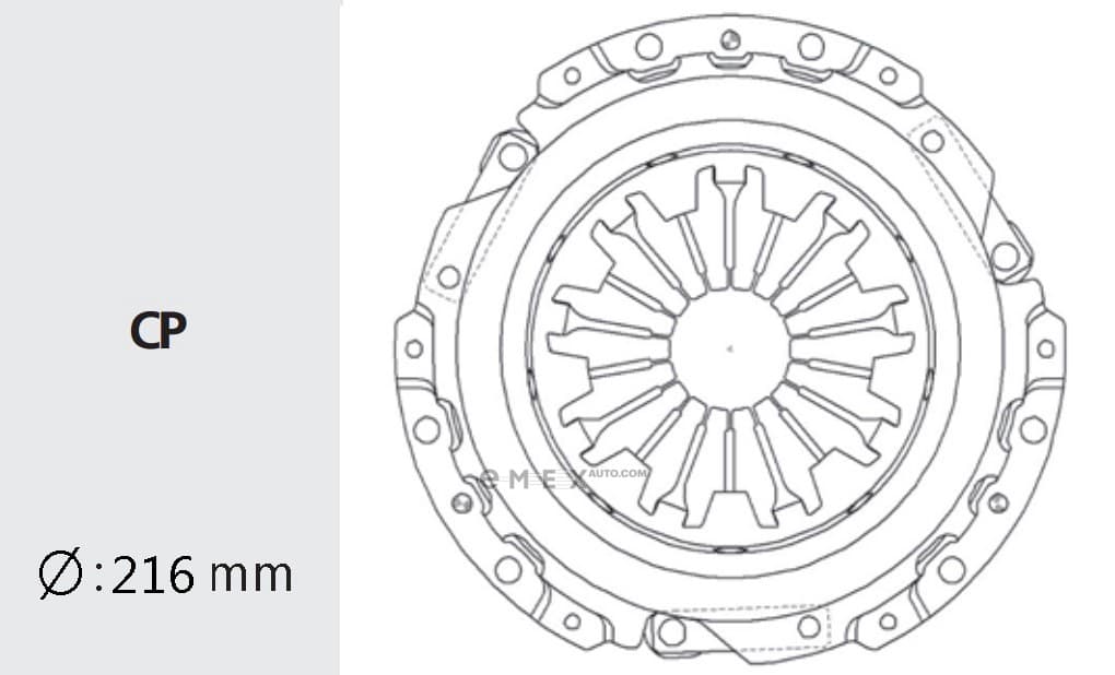 OEM DISC ASSY, CLUTCH FRICTION MTC29