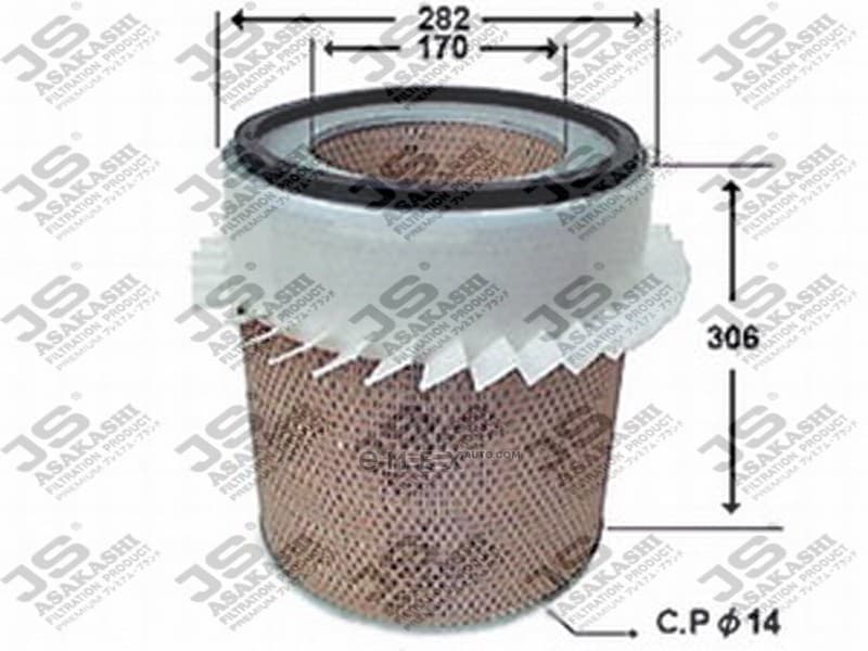 OEM FILTER ASSY, AIR ELEMENT A358J