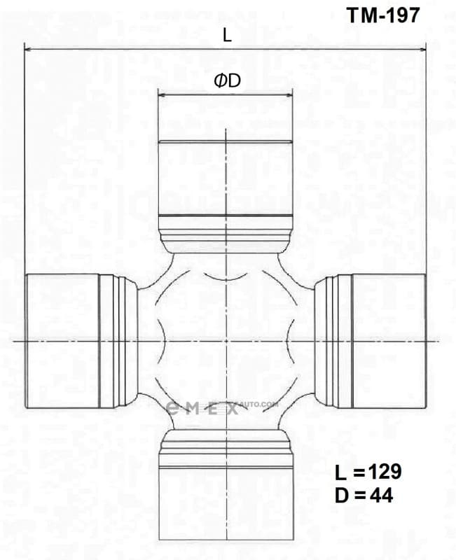 OEM CROSSMEMBER ASSY TM197