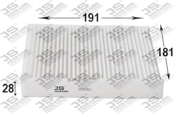 OEM CABIN FILTER 2KD-FTV/2TR-FE/1KD-FTV/5L-E AC109J