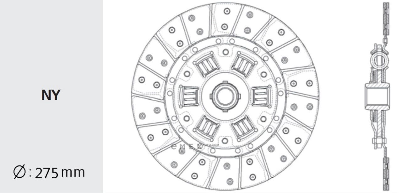 OEM BRAKE ROTOR MB20