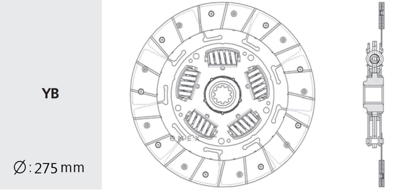 OEM DISC, FRICTION  A/T NS38