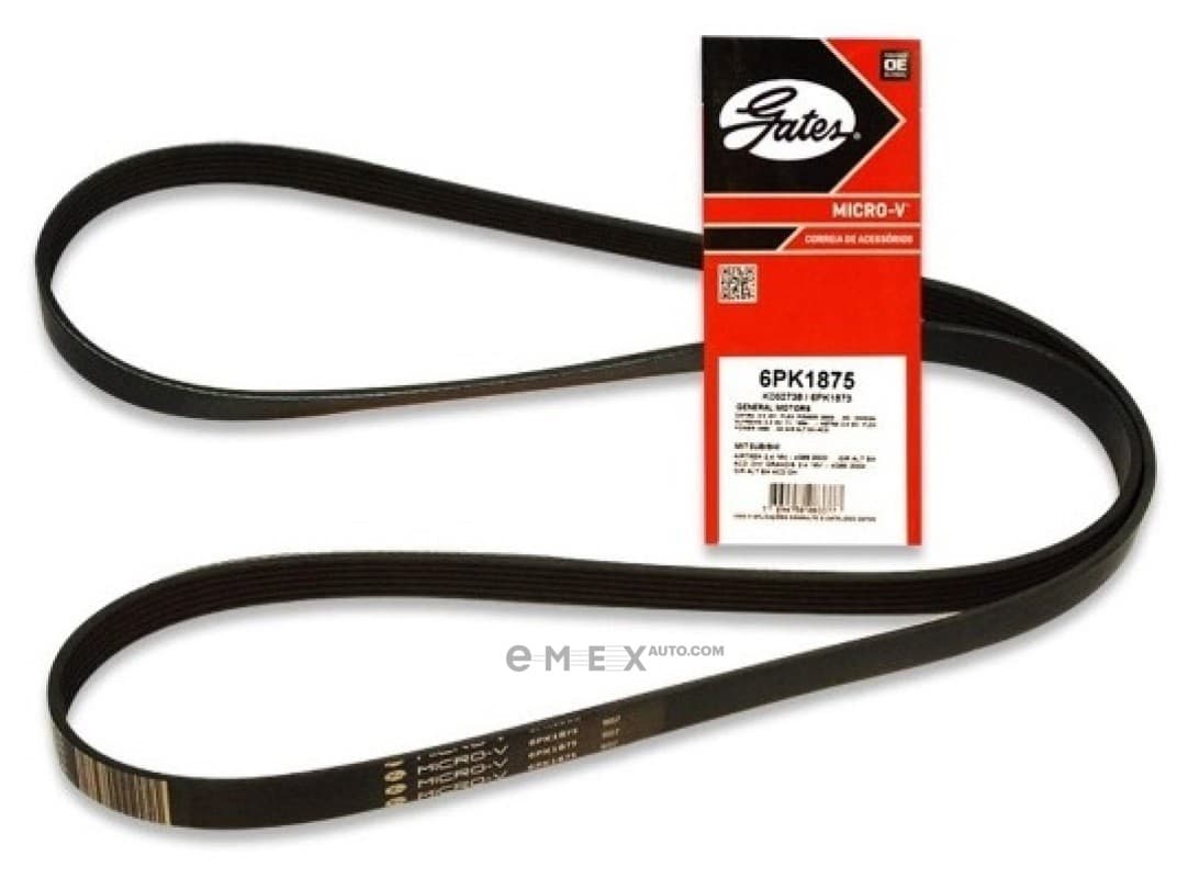 OEM BELT, V 6PK1875