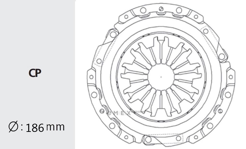 OEM DISC ASSY, CLUTCH FRICTION MTC04