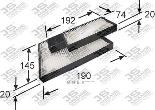 OEM FILTER ASSY, CABIN AIR AC0160SET