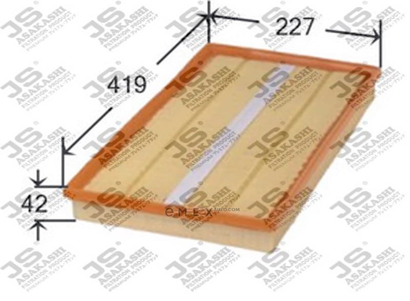 OEM FILTER ASSY, AIR ELEMENT A0374