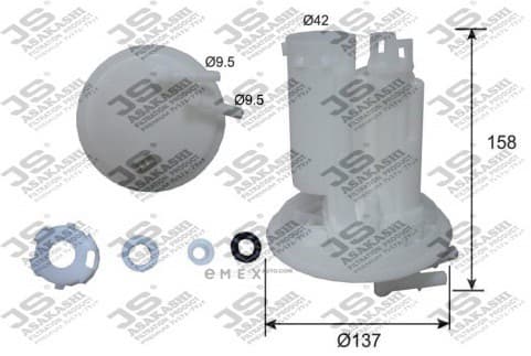 OEM FILTER ASSY, FUEL PUMP FS27002