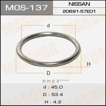 OEM MUFFLER O-RING MOS137