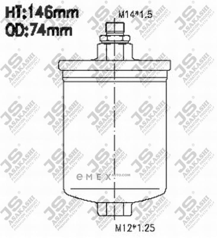 OEM FILTER ASSY, FUEL PUMP FS2015