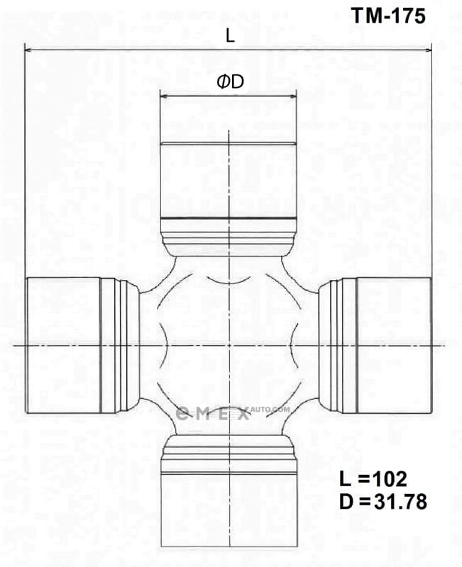 OEM CROSSMEMBER ASSY TM175