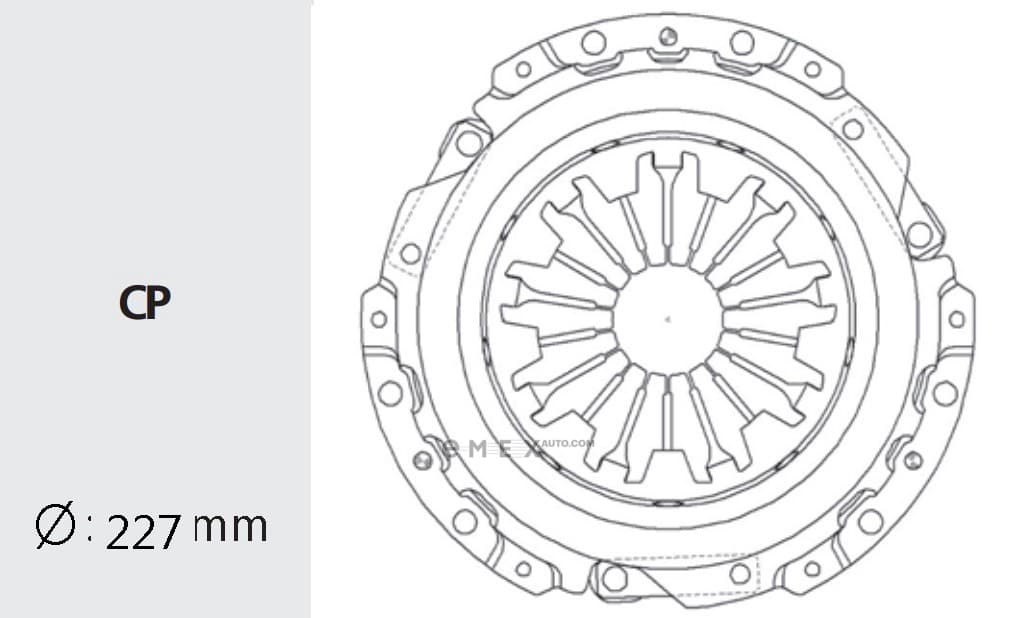 OEM DISC ASSY, CLUTCH FRICTION SBC02