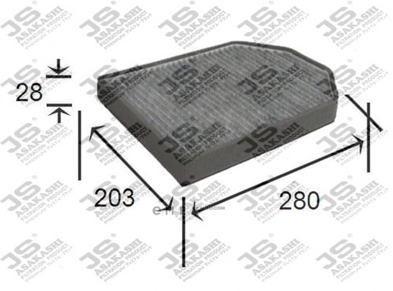 OEM FILTER ASSY, CABIN AIR AC0122C