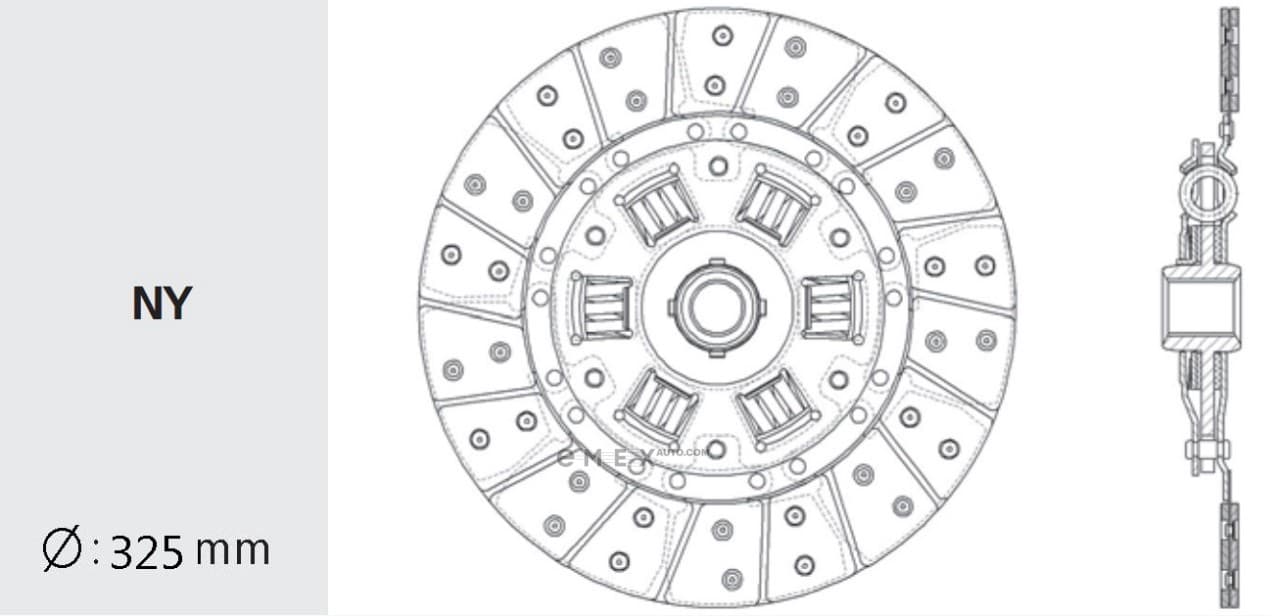 OEM DISC, FRICTION  A/T HD51