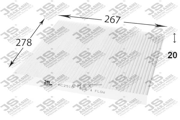 OEM CABIN FILTER MURANO VQ/QR25-35 AC2510