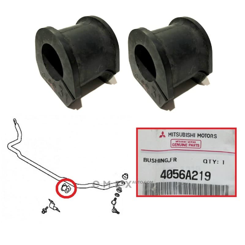 OEM BUSHING, RUBBER 4056A219