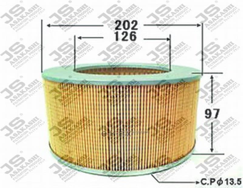 OEM FILTER ASSY, AIR ELEMENT A422J