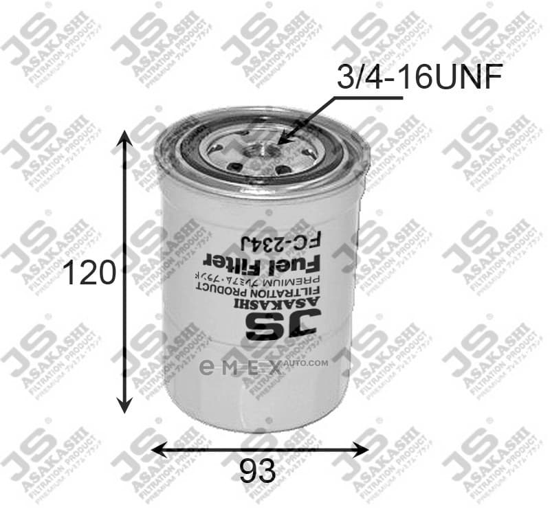 OEM FUEL FILTER TD27 FC234J