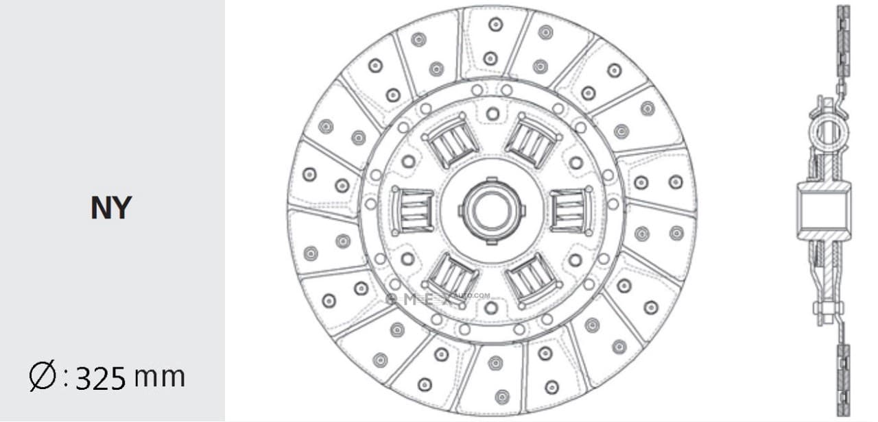 OEM DISC, FRICTION  A/T MB28