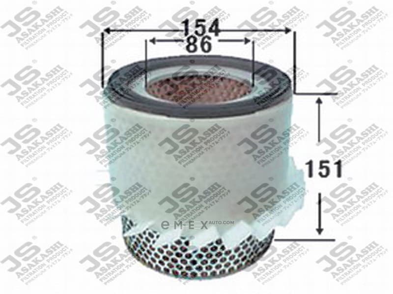 OEM AIR FILTER HD / FEROZA A142J