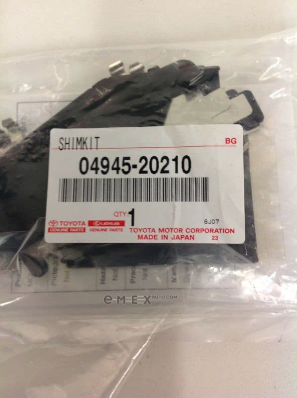 OEM SHIM KIT, ANTI 0494520210