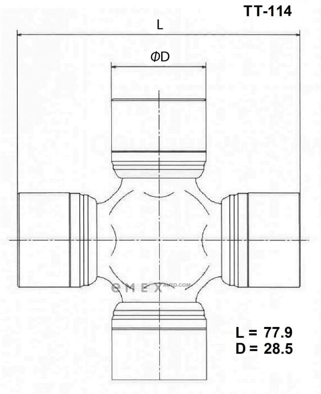 OEM CROSSMEMBER ASSY TT114