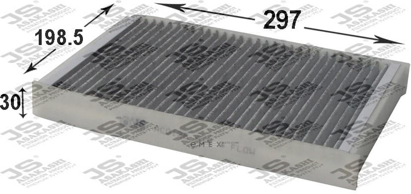 OEM FILTER ASSY, CABIN AIR AC0128C