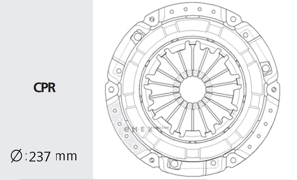 OEM CLUTCH COVER DWC46