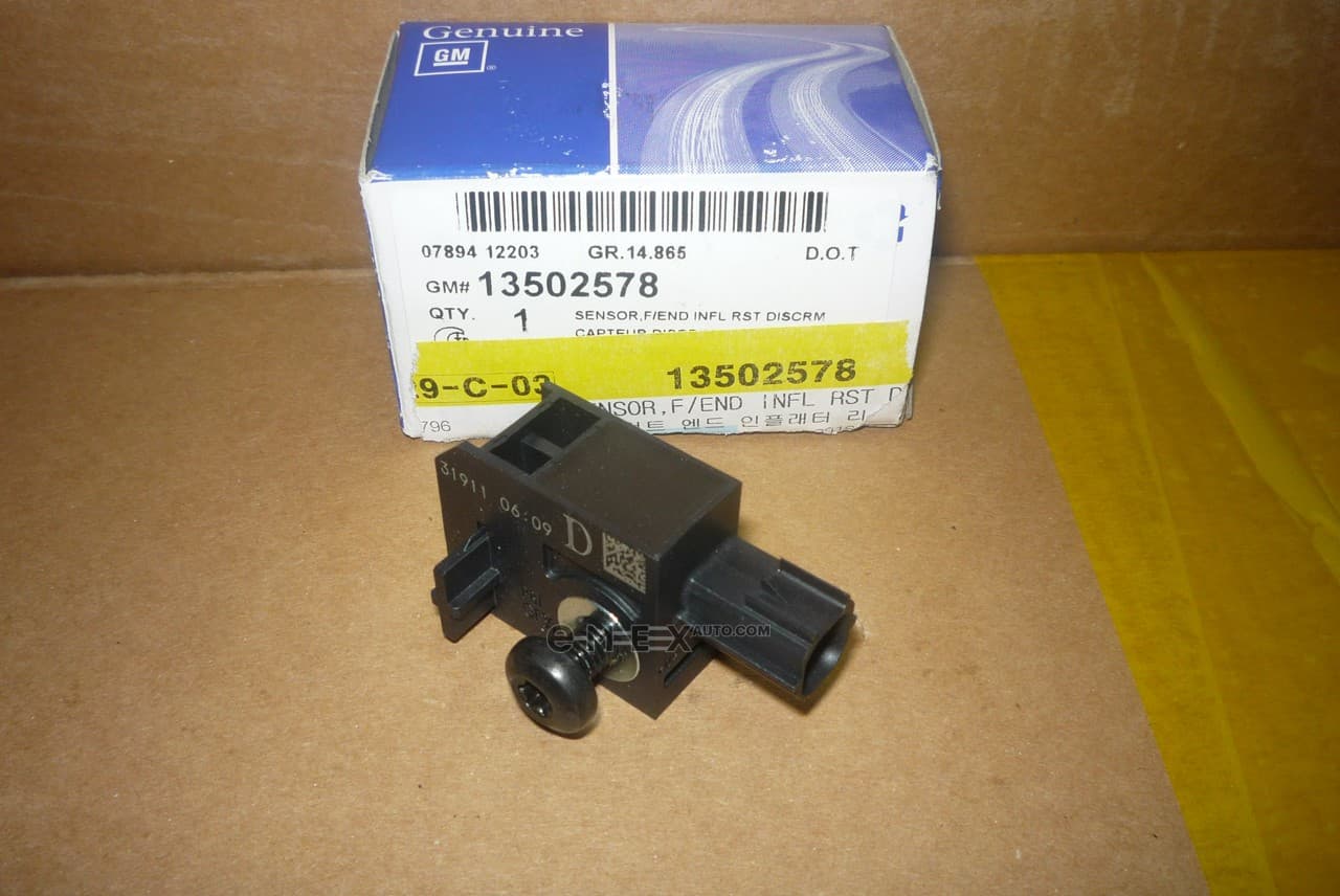 OEM SENSOR ASSY, AIR BAG 13502578