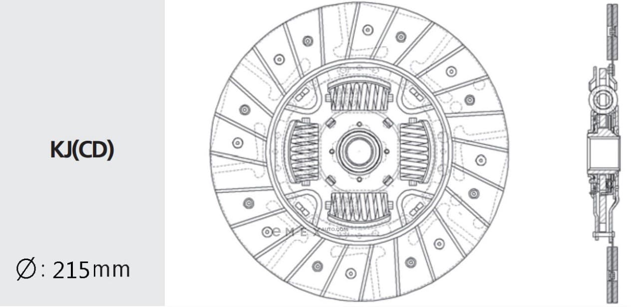 OEM DISC, FRICTION  A/T HD66