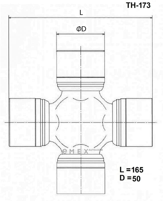 OEM CROSSMEMBER ASSY TH173